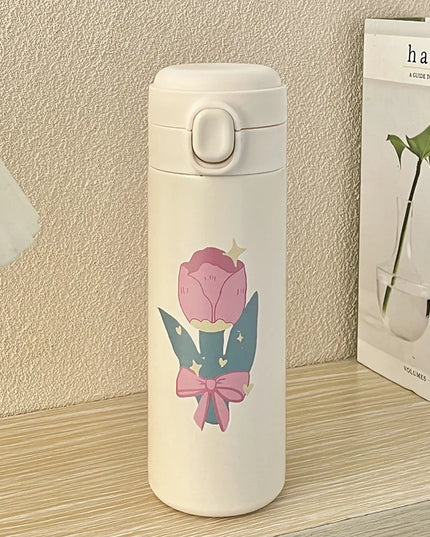 500ml Stainless Steel Thermal Bouncing Cover Bottle