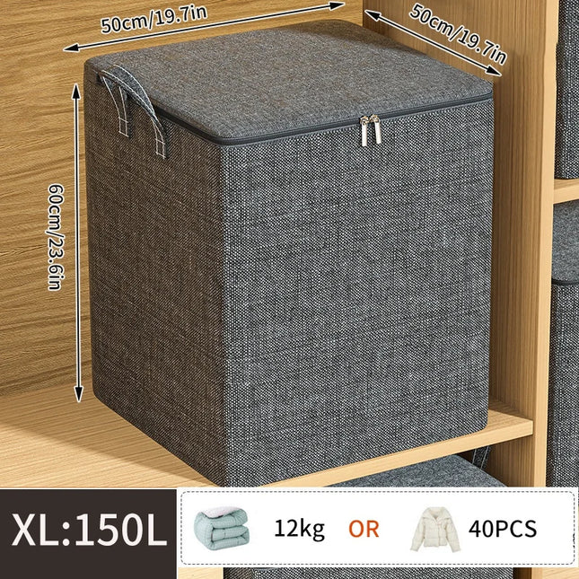 Quilt Clothes Storage Bag Waterproof Closet Wardrobe Organizer Large Capacity Clothes Organizer Foldable Dustproof Sorting Bags