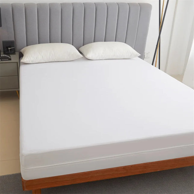Waterproof Mattress Protector with Zipper - Soft & Noiseless Cover