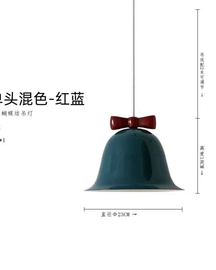 Nordic Chandelier Pendant Lamp - Bowknot Design for Creative Spaces