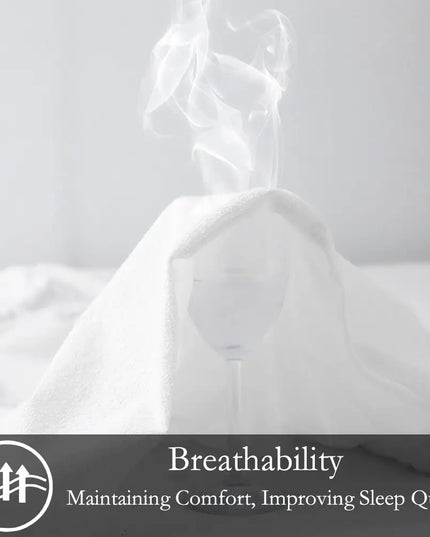 Anqianny Waterproof Terry Cloth Pillowcases - Soft & Breathable Covers