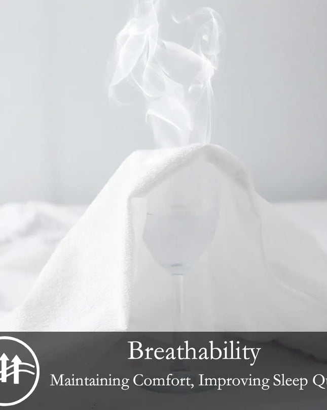 Anqianny Waterproof Terry Cloth Pillowcases - Soft & Breathable Covers