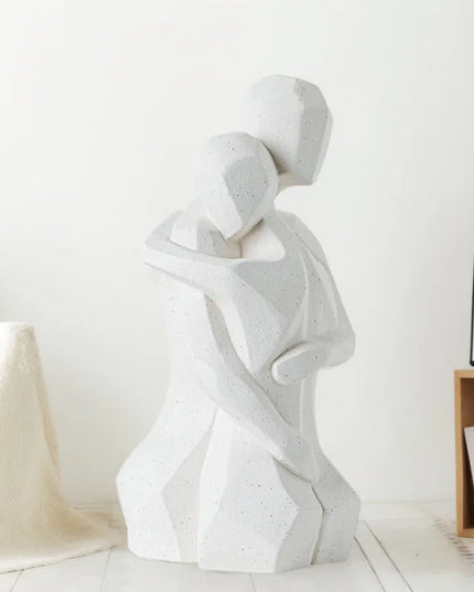 Couples Embrace Ceramic Ornaments - Miniature Room Decor