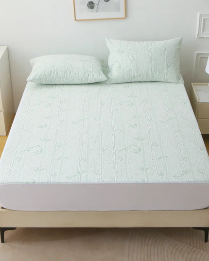 Anqianny Bamboo Fiber Mattress Protector - Waterproof, Ultra-Soft Cover