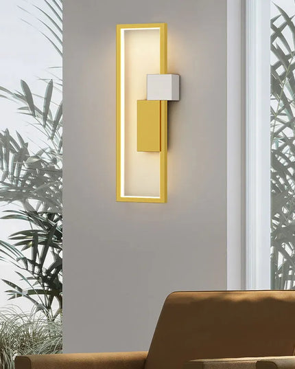 Modern Square Wall Lamp - Stylish Design for Bedroom & Living Room