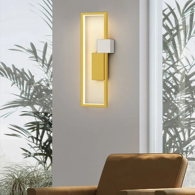Modern Square Wall Lamp - Stylish Design for Bedroom & Living Room