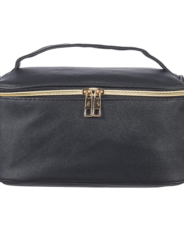 Modishion Double Zipper Travel Cosmetic Bag - Large Capacity & Versatile