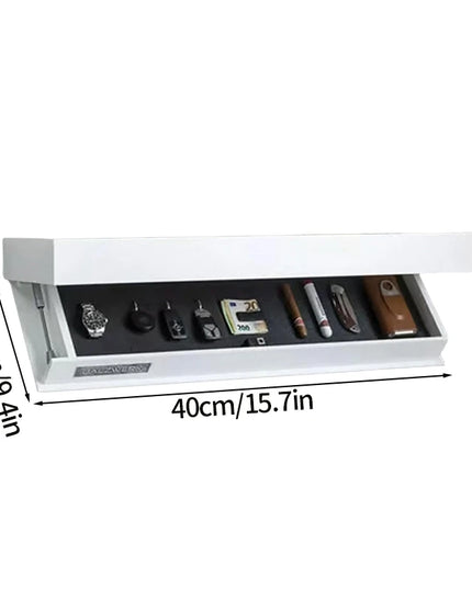 Large Wooden Wall Hanging Storage Box - Hidden Safe for Jewelry and Sundries