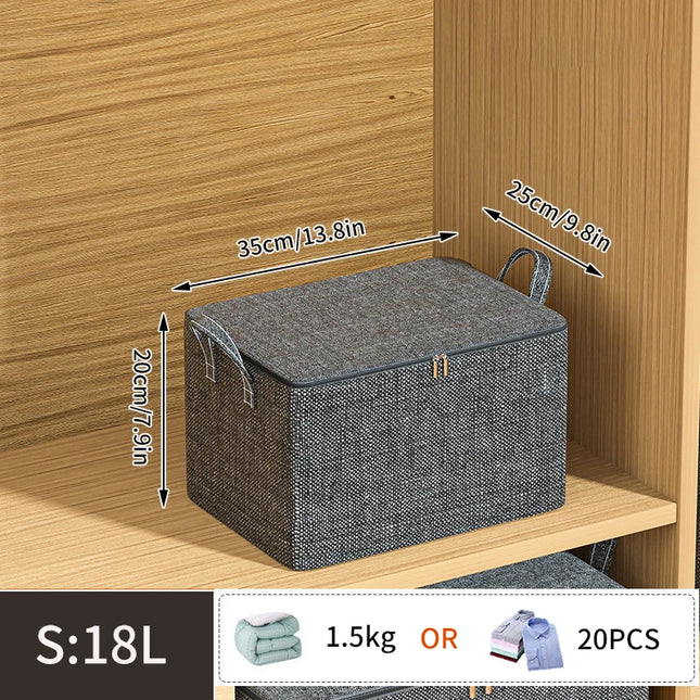 Quilt Clothes Storage Bag Waterproof Closet Wardrobe Organizer Large Capacity Clothes Organizer Foldable Dustproof Sorting Bags