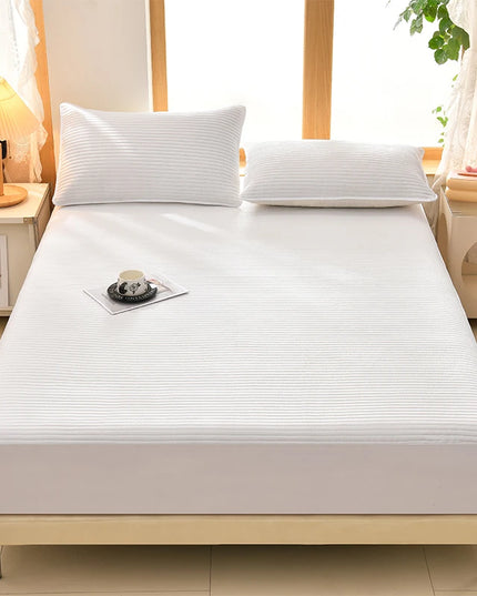 Anqianny 3-Layer Waterproof Mattress Cover - Soft Anti-Dust Mite Protection