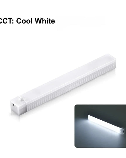 LED Motion Sensor Strip Light 
Wireless Sensor Night Light 
USB Rechargeable Detector Light Wall Lamp for Kitchen Cabinet and Storage