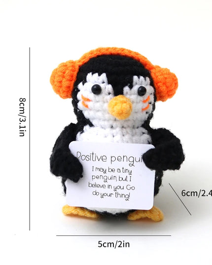Positive Crochet Bee Miniature Decor - Kawaii Fruit & Vegetable Ornament