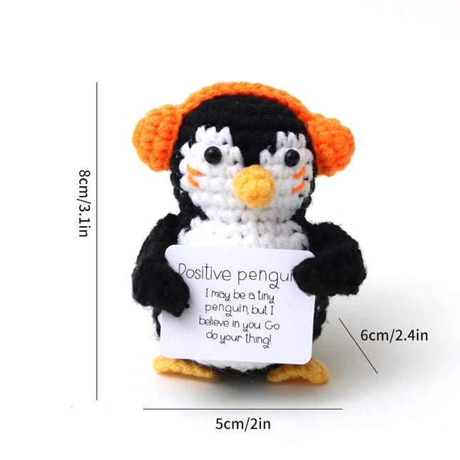 Positive Crochet Bee Miniature Decor - Kawaii Fruit & Vegetable Ornament