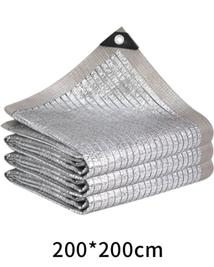 Aluminum Foil Sunshade Net - UV Protection & 90% Heat Reflective Insulation
