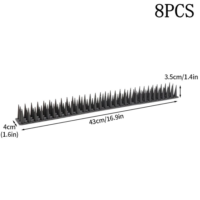 Plastic Anti-Bird Spikes Balcony Eaves Windowsills Bird Repellent Anti-Pigeon Anti-Cat Bird Repeller Thorn Boxed Package