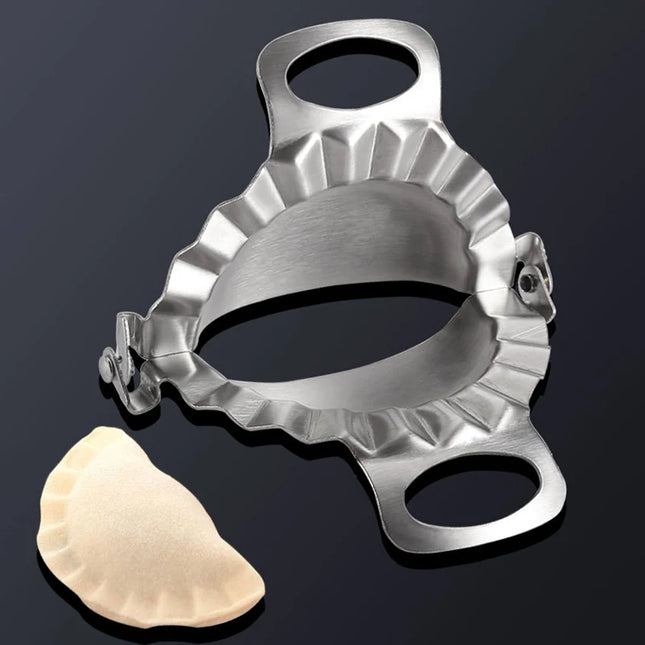 Manual Dumpling Maker - 304 Stainless Steel Jiaozi Device for Easy Cooking