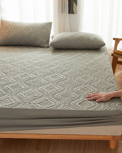 Anqianny Waterproof Quilted Mattress Protector - Breathable & Anti-Mite