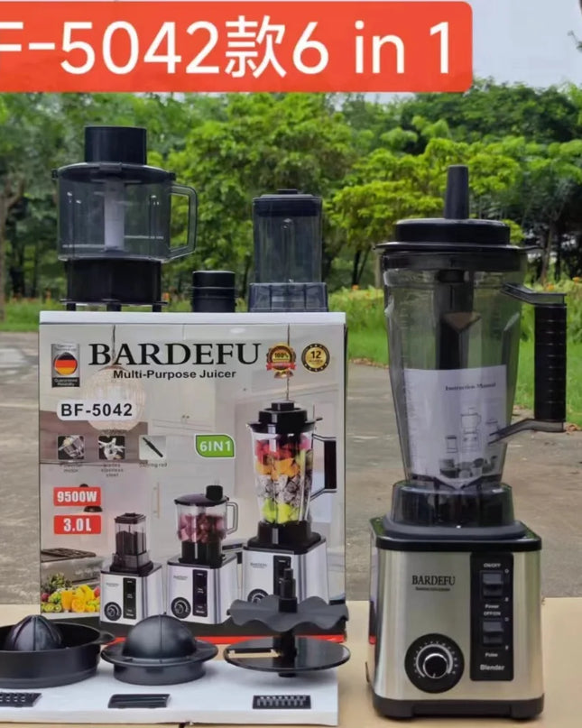 BIAONU 220V 3L 6-in-1 Blender - Stainless Steel Large Capacity