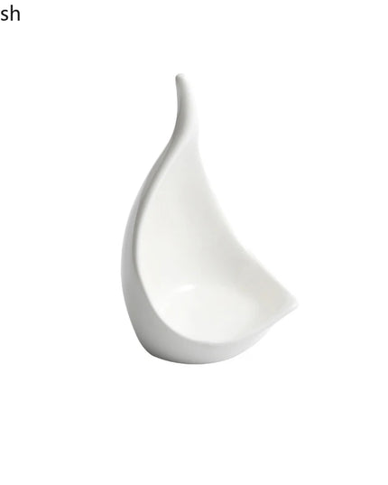 Creative Ceramic Dinner Plates - Irregular Design for Sushi & Snacks
