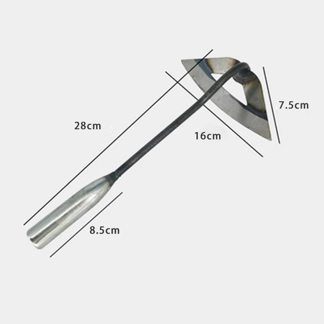 Steel Hardened Hollow Hoe Garden Weeding Rake Vegetable Planting Farm Gardening Loosening Soil Tool Weeding Shovel Tool