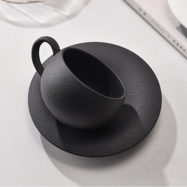 280ML Rock Sand Ceramic Coffee Cup Set