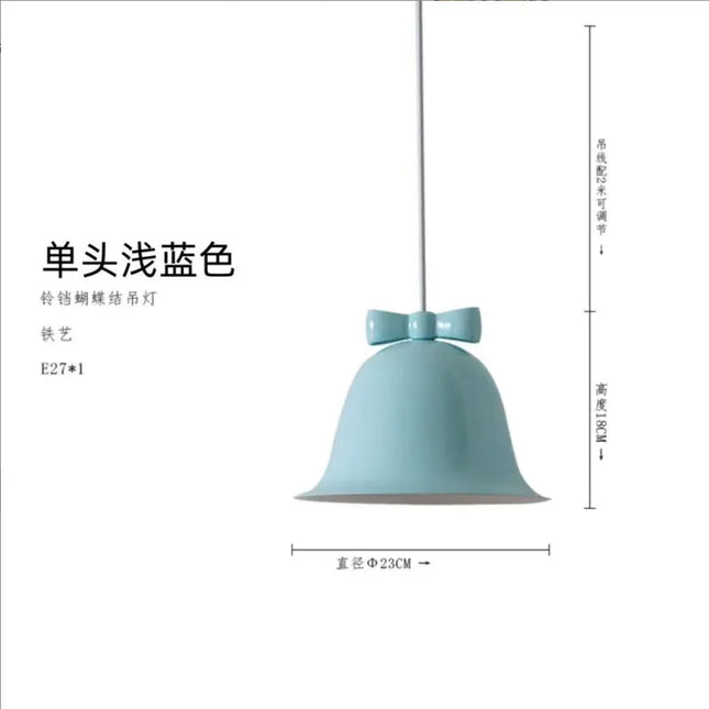 Nordic Chandelier Pendant Lamp - Bowknot Design for Creative Spaces
