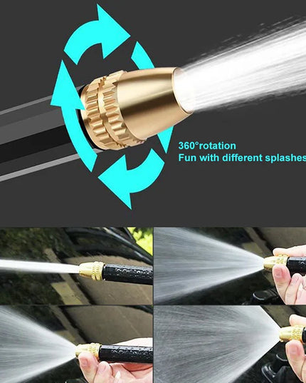 High Pressure Water Gun for Car Wash - Adjustable Spray Patterns & Nozzle