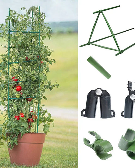 40cm Plant Stakes for Support - Garden Pillars for Climbing Vines & Tomatoes