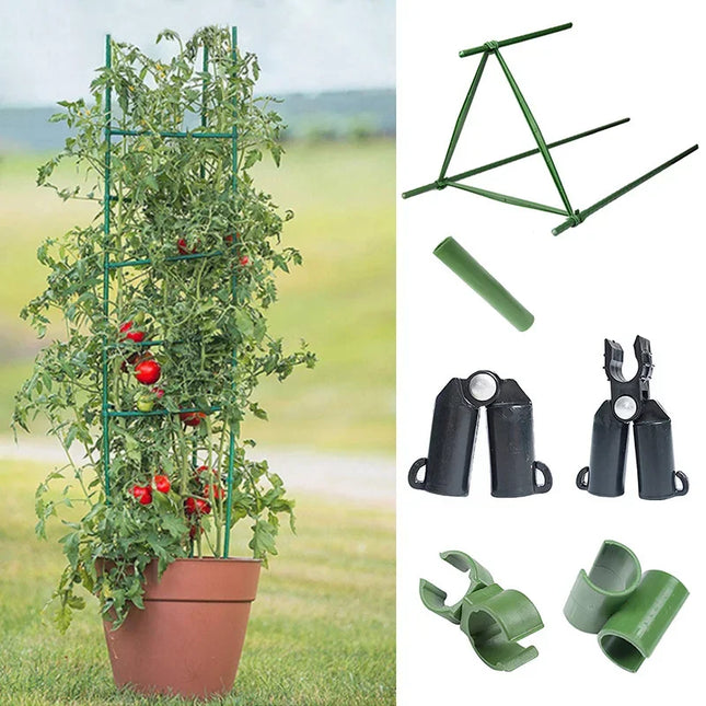 40cm Plant Stakes for Support - Garden Pillars for Climbing Vines & Tomatoes