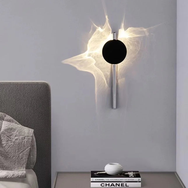 Ripple Stainless Steel Wall Light - Modern Rotating Designer Lamp