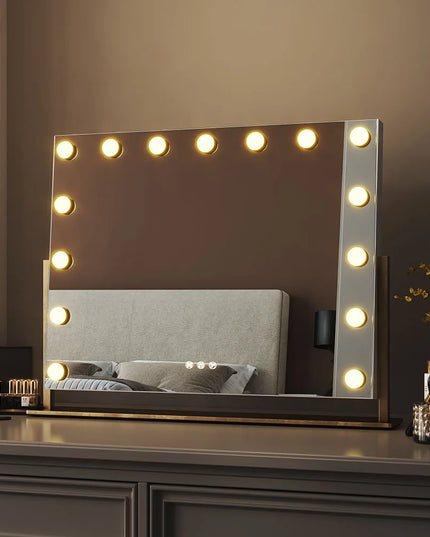 Modishion LED Vanity Mirror - Adjustable Lighting & Touch Control