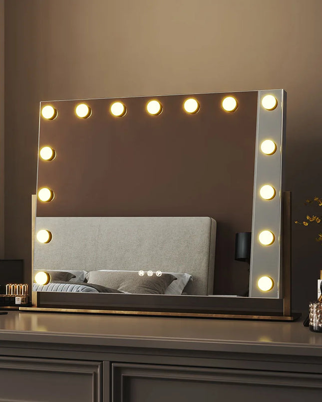 Modishion LED Vanity Mirror - Adjustable Lighting & Touch Control