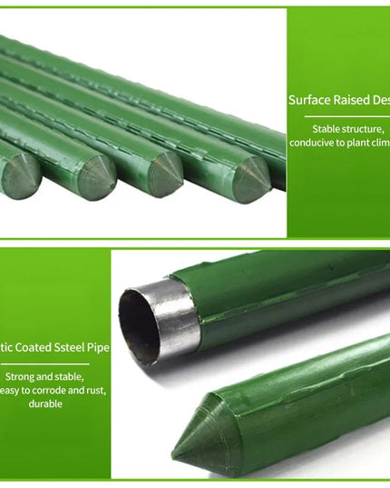 40cm Plant Stakes for Support - Garden Pillars for Climbing Vines & Tomatoes