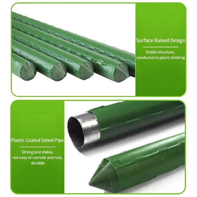40cm Plant Stakes for Support - Garden Pillars for Climbing Vines & Tomatoes