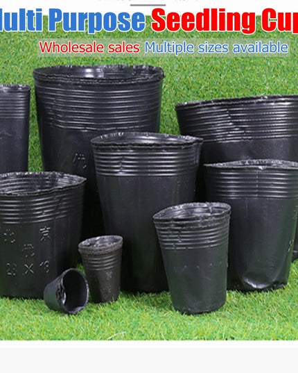 Disposable Garden Seedling Cups - Thickened Nursery Pots for Vegetables
