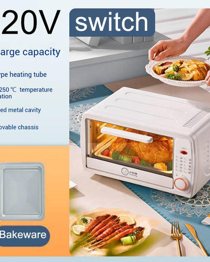 RoyalStar 16L Mini Electric Oven - Multi-Function with Timer Control