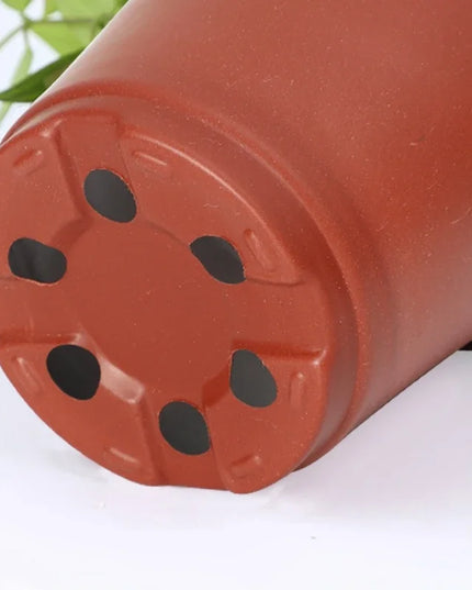 50/20pcs Plastic Flowerpots Simple Nursery Seedling Pot Flowers Seed Breeding Planters Container Box Garden Supplies Tool
