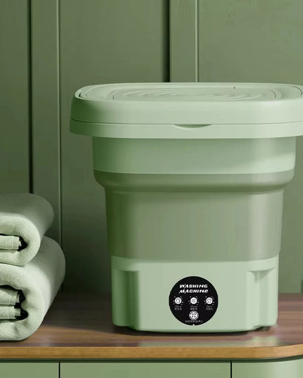 Mini Portable Washing Machine 8L - Foldable, USB-Powered Spin Dryer