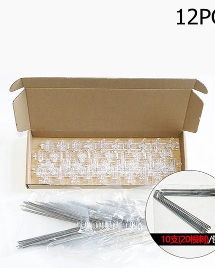Plastic Anti-Bird Spikes Balcony Eaves Windowsills Bird Repellent Anti-Pigeon Anti-Cat Bird Repeller Thorn Boxed Package