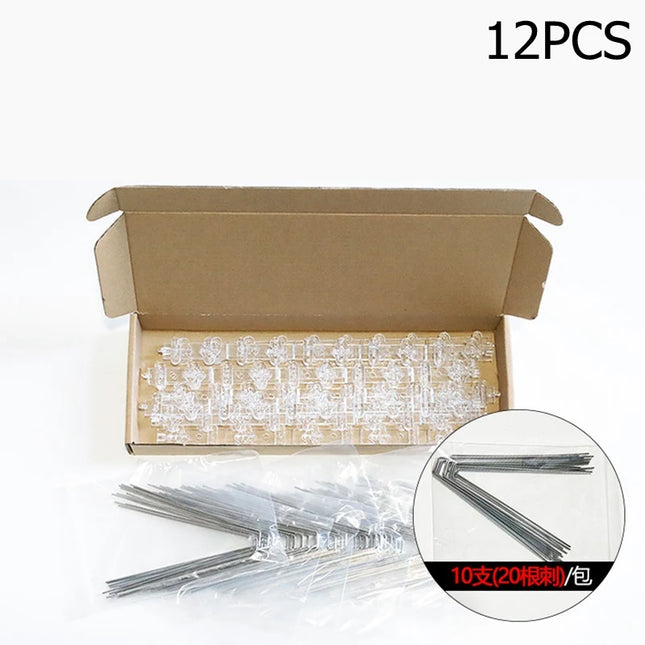 Plastic Anti-Bird Spikes Balcony Eaves Windowsills Bird Repellent Anti-Pigeon Anti-Cat Bird Repeller Thorn Boxed Package