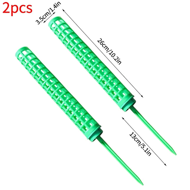 Stackable Plastic Plant Support Stakes - Self-Watering Moss Pole Trellis