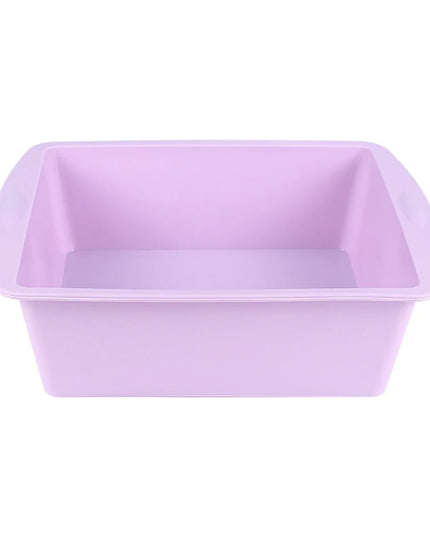 Eco-Friendly Silicone Baking Tray - Easy Demold Square Cake Mold