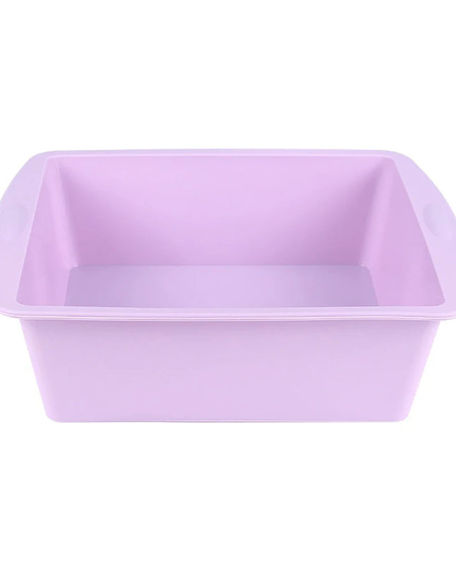 Eco-Friendly Silicone Baking Tray - Easy Demold Square Cake Mold