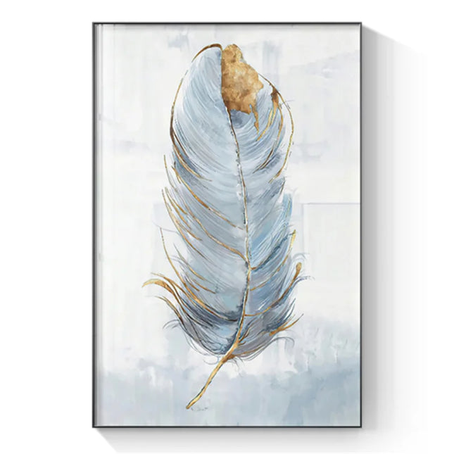 Scandinavian Flower Canvas Print - Abstract Wall Art for Living Room Decor