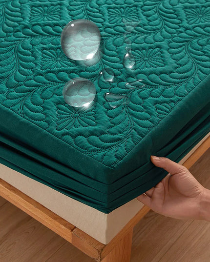 Anqianny Waterproof Quilted Mattress Protector - Breathable & Anti-Mite