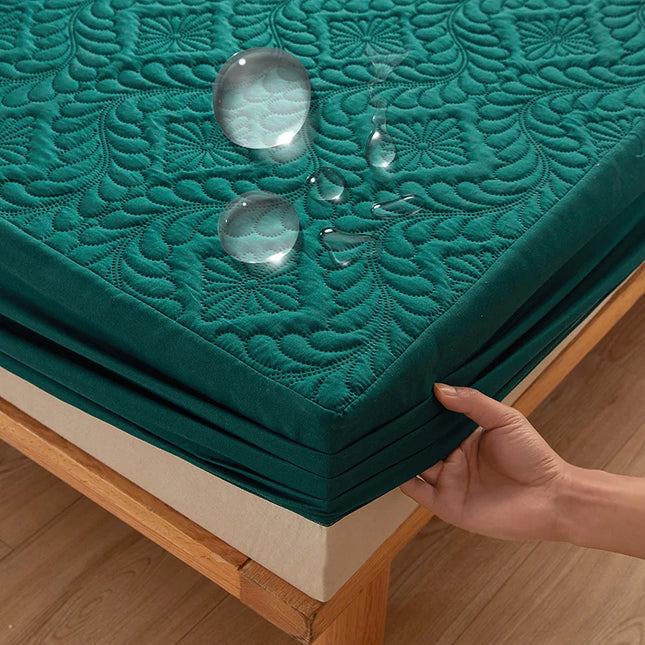 Anqianny Waterproof Quilted Mattress Protector - Breathable & Anti-Mite