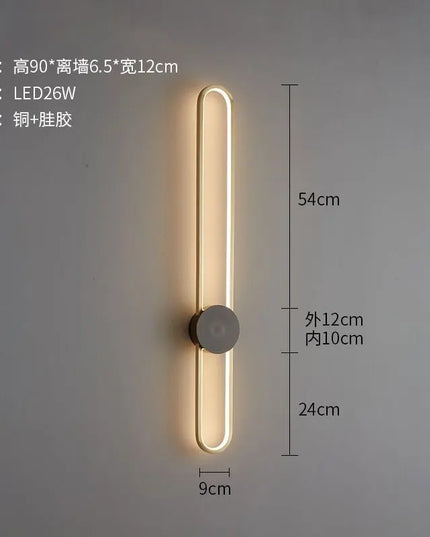 Modern Nordic LED Wall Lamp - Stylish Lighting for Bedroom & Living Room