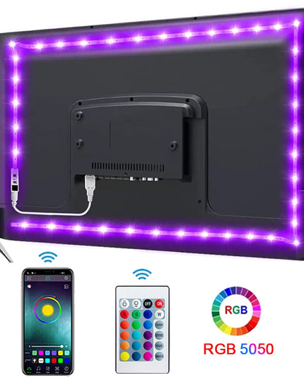 Mikenoon RGB LED Strip Light - Flexible Self-Adhesive 5V Tape