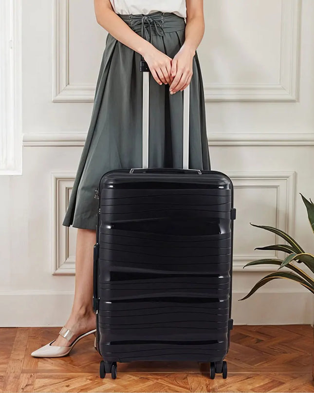 Modishion 4-Piece Travel Trolley Suitcase Set - Lockable & Lightweight