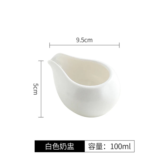 Retro Ceramic Matte Gravy Boat - Stylish Kitchen Tableware for Sauces